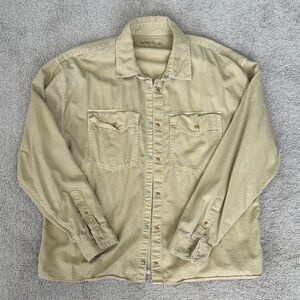 Abercrombie Western Twill Shirt Light Brown XL